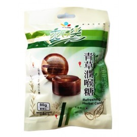 台湾原产爽口乐 青草润喉糖 80G