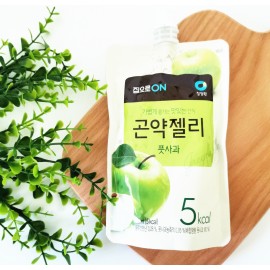 (卖光啦)韩国热销清净园可吸低卡路魔芋果冻 苹果味 150ML