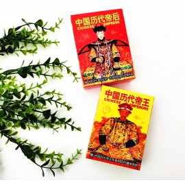 珍藏版扑克 中国历代帝王帝后 2副装