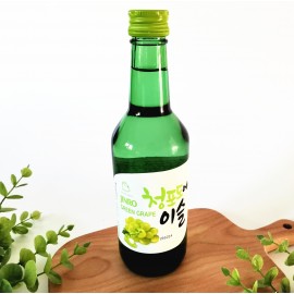 韩国销量第一 JINRO真露果味烧酒 青葡萄味 13% 360ML