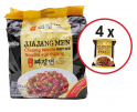 韩国热销PALDO海地村 八道御膳炸酱面 200GX 4包入 800G