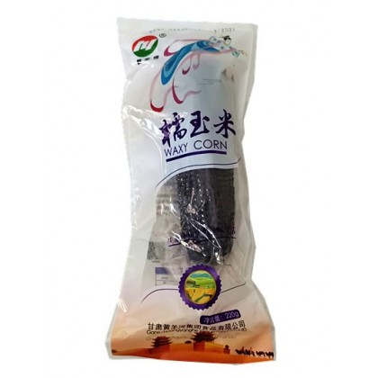 (卖光啦)绿色食品黄羊河糯玉米 紫色蓝带  ( 已熟 )220G