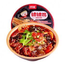 (卖光啦)白家阿宽钵钵鸡香辣红油味 (方便火锅 ) 385G