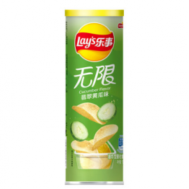 乐事LAY'S薯片  翡翠黄瓜味 104G