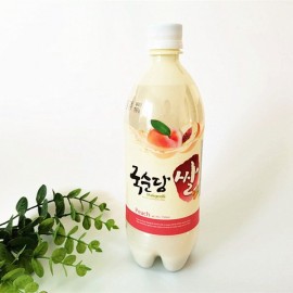 韩国热销KOOKSOONDANG 麴醇堂玛格丽米酒 水蜜桃味 3% 750ML