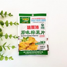 (卖光啦)味聚特 原味榨菜片 60G