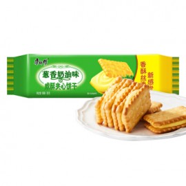 (卖光啦)康师傅咸酥夹心饼干 葱香奶油味 80G 