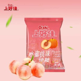 上好佳硬果糖 水蜜桃味 100G