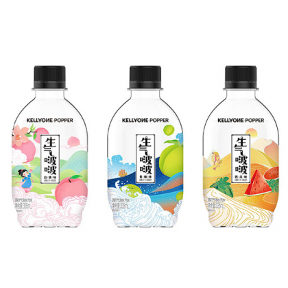 生气啵啵西瓜味 苏打气泡水风味饮料 335ML