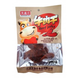 (卖光啦)广东特色零食茂嘉庄牛肉干 香辣味 45G