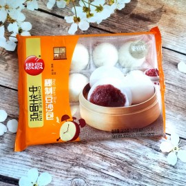 （仅限满69欧起CHRONO快递）思念中华面点 秘制豆沙包 12只装360G 周一至周四发货