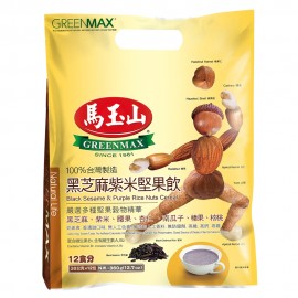 台湾原产热销马玉山黑芝麻紫米坚果饮 30G×12包入