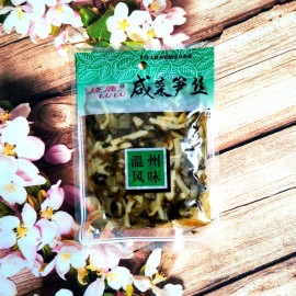 (卖光啦)绿鹿 咸菜笋丝 150G