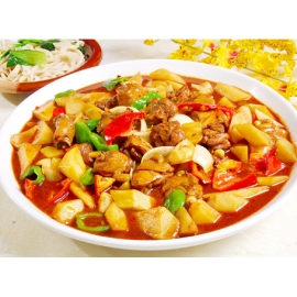 SAUCE POUR PRÉPARATION DE POULET PIMENT DE XINJIANG HAORENJIA 180G