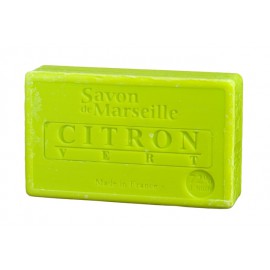 SAVON DE MARSEILLE 100G-CITRON VERT