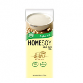 (卖光啦)马来西亚热销HOMESOY 家乡豆奶 原味 250ML