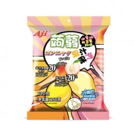 (卖光啦)AJI蒟蒻果汁果冻（水蜜桃和芒果风味）13小包 260G