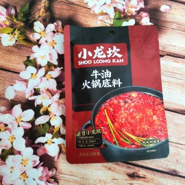 (卖光啦)小龙坎牛油火锅底料 198G