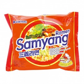 (卖光啦)韩国SAMYANG 牛肉火腿拉面 120G