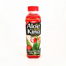 (卖光啦)韩国销量第一OKF草莓芦荟汁 500ML