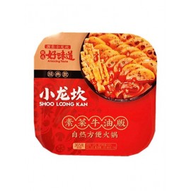 小龙坎素菜牛油版 自热方便火锅 365G