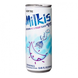 韩国热销LOTTE 牛奶苏打水 原味 250ML