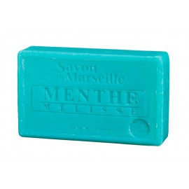 SAVON DE MARSEILLE 100G-MENTHE MELISSE