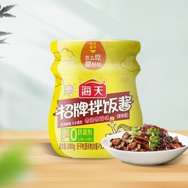 海天招牌拌饭酱  香辣香菇味 200G