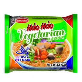 越南ACECOOK-HAOHAO系列方便面 蔬菜口味 75G