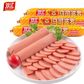 (买10送1)双汇马可波罗 特级火腿肠 85G