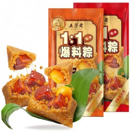 五芳斋 1：1 爆料双蛋黄五花粽(2只)  280G