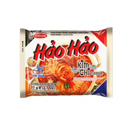(买6送1)越南ACECOOK-HAOHAO系列方便面 泡菜味 77G