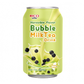 台湾RICO东乡珍珠奶茶饮料(蜂蜜哈密瓜风味) 340ML