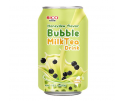 
BUBBLE MILK TEA MELON MIEL RICO 340ML(台湾东乡珍珠奶茶饮料蜂蜜哈密瓜风味)