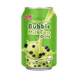 台湾RICO东乡珍珠奶茶饮料(抹茶风味) 340ML