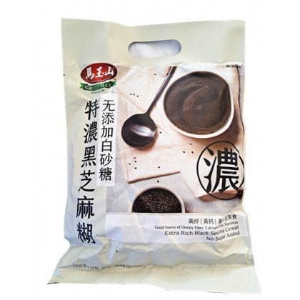 (卖光啦)台湾原产热销马玉山特浓黑芝麻糊  30G×12包入
