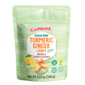 印尼原产CORNICHE 无糖黄姜软糖 柠檬味 100G