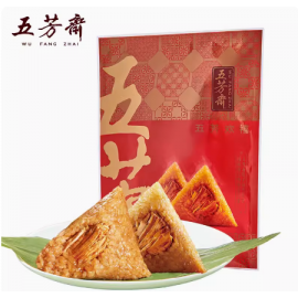 五芳斋欢禧粽子礼袋猪肉粽（2只）X2袋 400G