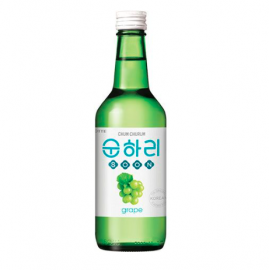 SOJU RAISIN VERT CHUM CHURUM LOTTE 12%ALC 350ML(韩国LOTTE乐天初饮初乐烧酒青葡萄味12%VOL)