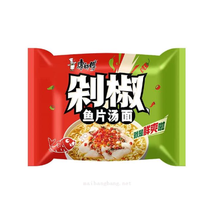 康师傅剁椒鱼片汤面 105G