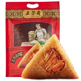 ZONGZI-RIZ GLUANT FOURRÉ DE PORC 100GX6(五芳斋五芳大肉粽 600G)