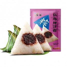 ZONGZI-RIZ GLUANT FOURRÉ DE HARICOT ROUGE 160G(红船红袍细沙粽160G)