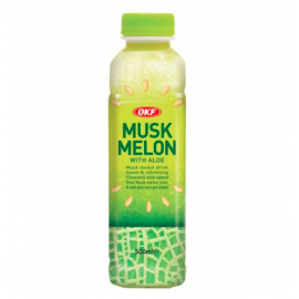 韩国销量第一OKF芦荟汁 哈密瓜味 500ML