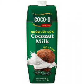 LAIT DE COCO COCO-D 1L(越南原产COCO-D椰奶)