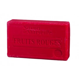 SAVON DE MARSEILLE 100G-FRUITS ROUGES