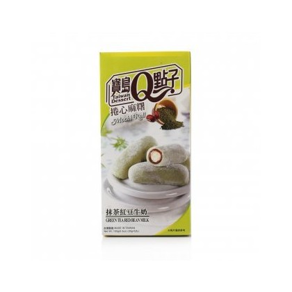台湾皇族卷心麻糬抹茶红豆牛奶味 精美盒装150G