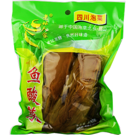 FEUILLES DE MOUTARDE AU VINAIGRE DE SICHUAN  400G