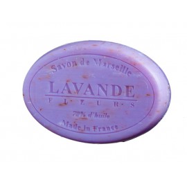 SAVON DE MARSEILLE OVAL 100G-FLEUR DE LAVANDE