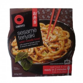日本OBENTO世家正宗芝麻烧烤味乌冬碗面240g