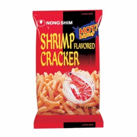 CRACKERS DE CREVETTES SAVEUR PIMENTÉ  NONG SHIM 75G